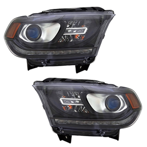 Fits 2014-2020 Dodge Durango / Headlights Assembly with Bulbs