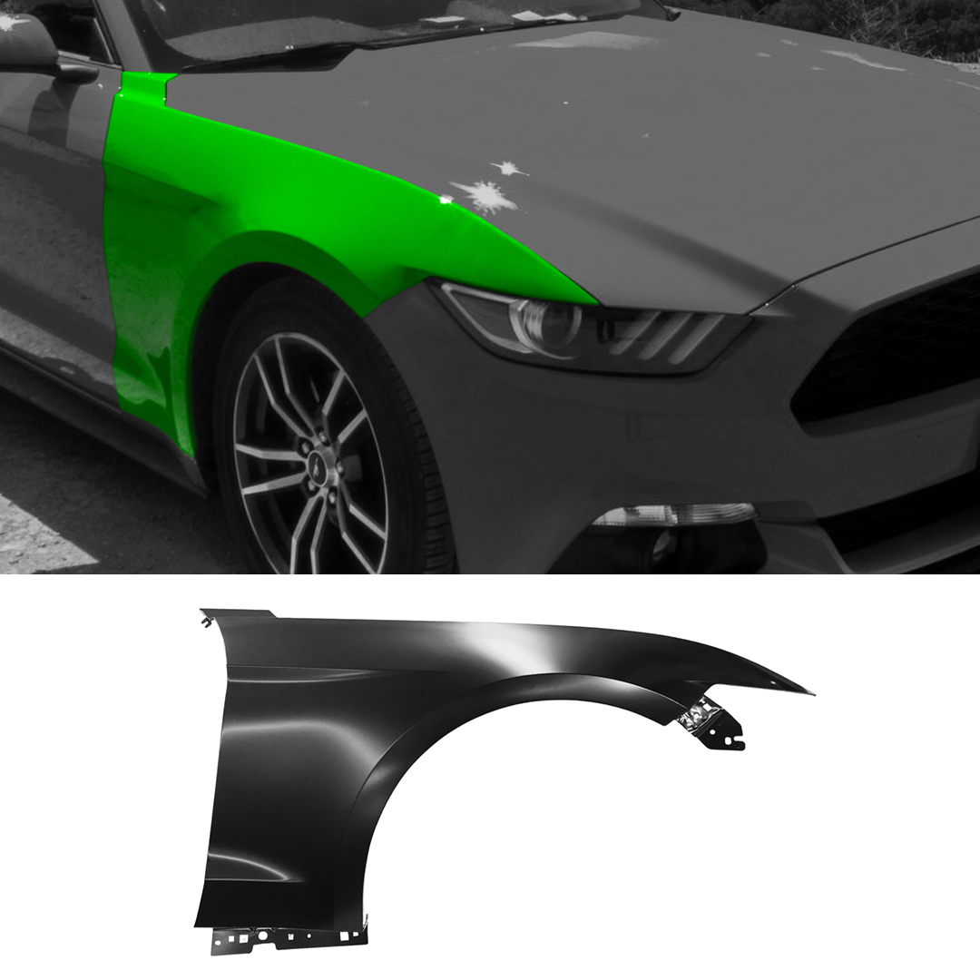 2015-2017 Ford Mustang / OEM Style Aluminum Right Front Fender