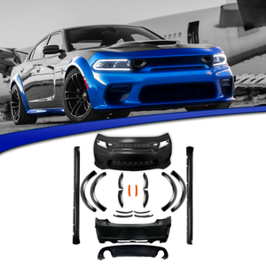 2015-2023 Dodge Charger Full Complete / SRT Hellcat Widebody Kit Front and Rear Bumper