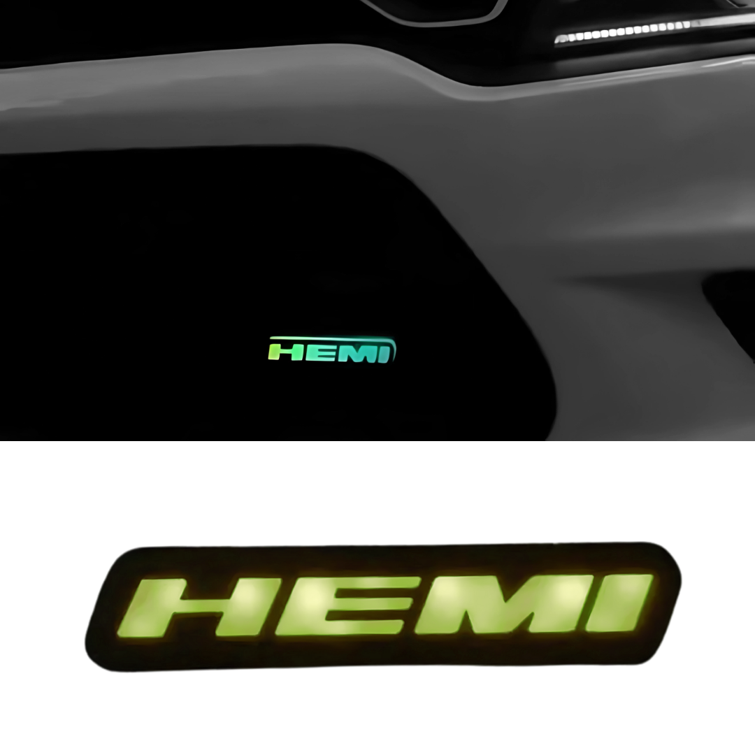 2010-2023 HEMI Emblem Logo / RGBW Flow Series LED Badge