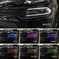 Pair 2015-2023 Dodge Charger / Headlights with LED RGB Style