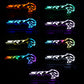 2008-2023 SRT Hellcat Emblem Logo / RGBW Flow Series LED Badge