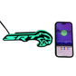 2008-2023 SRT Hellcat Emblem Logo / RGBW Flow Series LED Badge