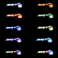2008-2023 SRT Trackhawk Emblem Logo / RGBW Flow Series LED Badge