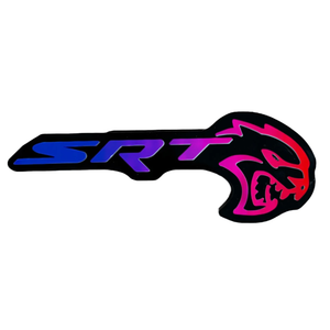 2008-2023 SRT Hellcat Emblem Logo / RGBW Flow Series LED Badge
