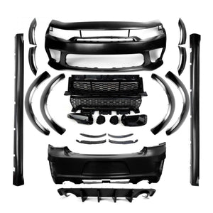 Kit completo de carrocería para Dodge Charger 2015-2023 / SRT Hellcat, parachoques delantero y trasero